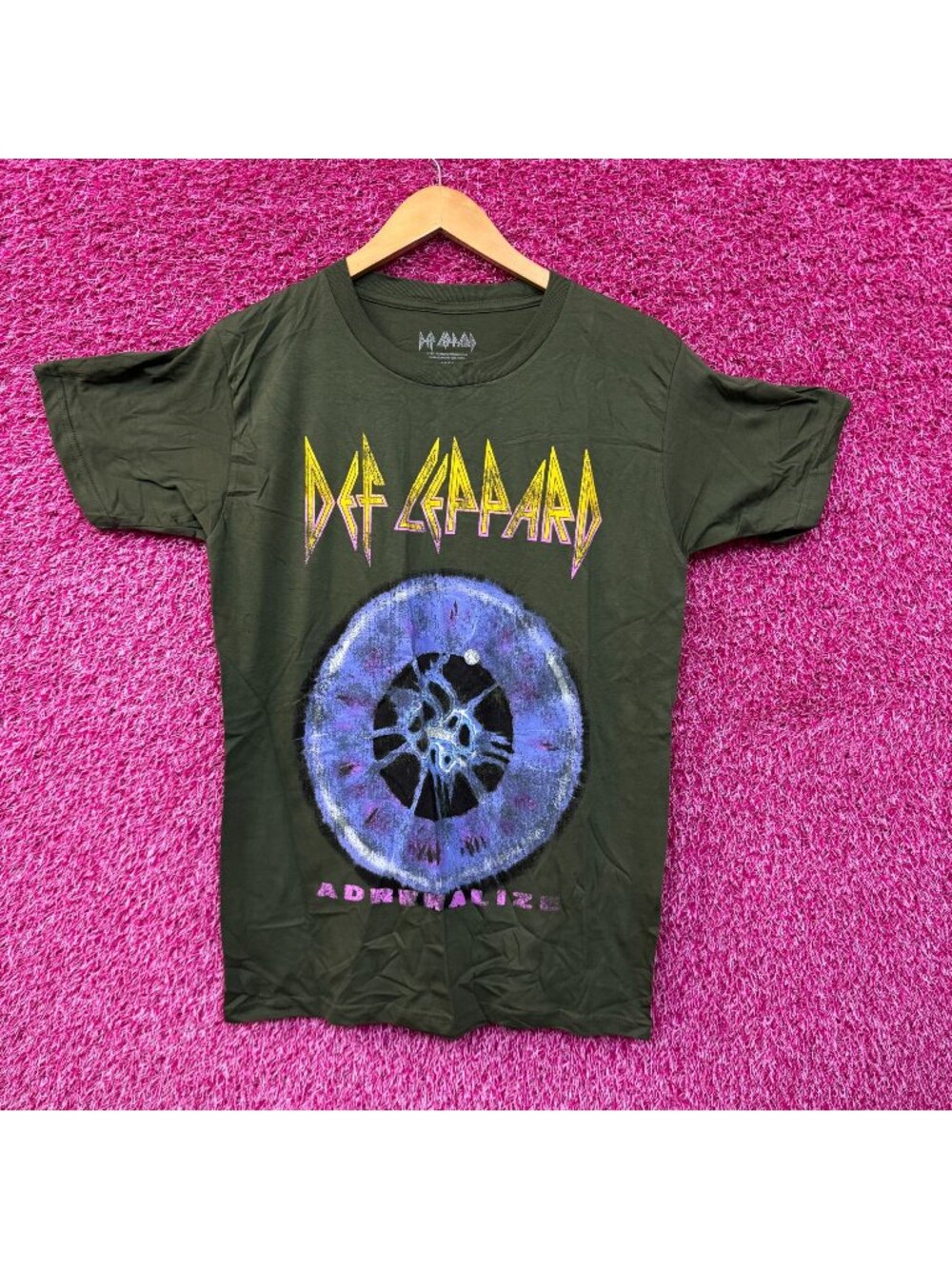 Def Leppard Adrenalize Album Cover Heavy Metal Band Tee M